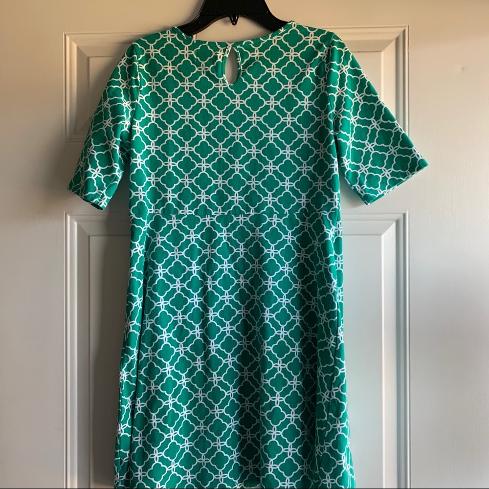 Crown and Ivy Girls Short Sleeve Keyhole Dress-XLg - Picture 5 of 8